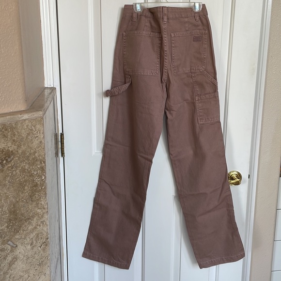 Pull&Bear High Waist Carpenter Pants - Picture 3 of 4